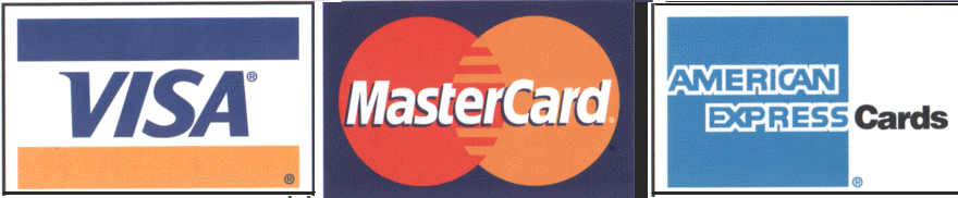 Credit Cards Accepted here !